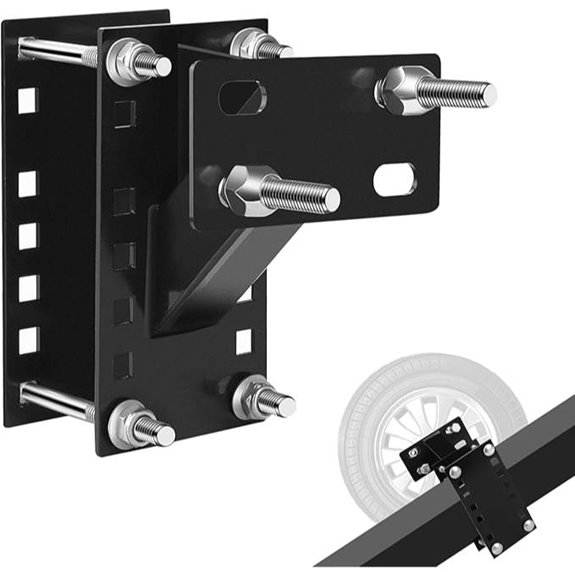 Heavy Duty Boat Trailer Spare Tire Carrier