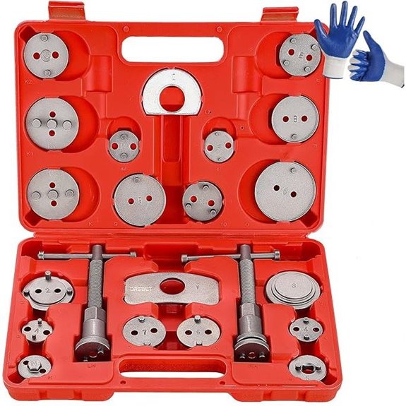 DASBET 24pcs Heavy Duty Disc Brake Caliper Tool Set