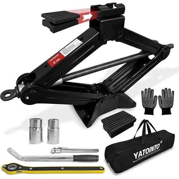 2 Ton Car Scissor Jack Kit with Wrench