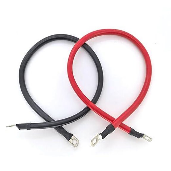 2 AWG Copper Battery Cable Set for Automotive and Marine