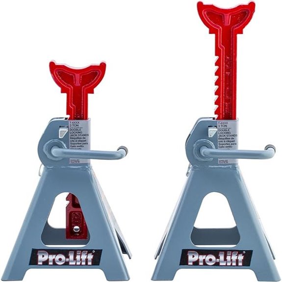 Pro-LifT T-6903D Double Pin Jack Stands - 3 Ton