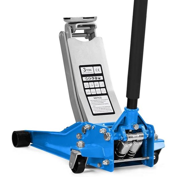 TUFFIOM 3 Ton Floor Jack with Dual Pistons