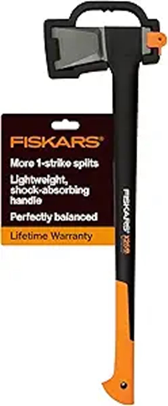 Fiskars X25 Splitting Axe for Firewood and Camping