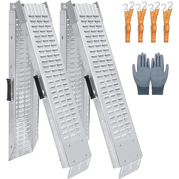 Heavy Duty Folding Loading Ramps 1500lb Pack of 2