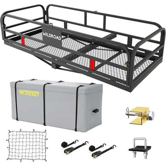 Wildroad 500 lbs Hitch Cargo Carrier Set