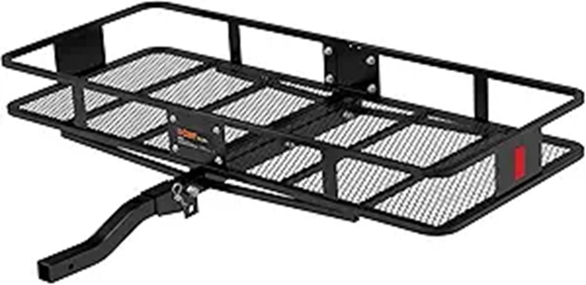 CURT 60x24-Inch Hitch Cargo Carrier 500 lbs
