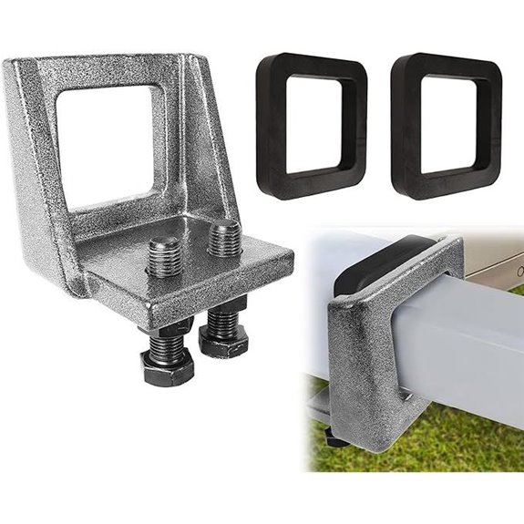 Heavy Duty Hitch Clamp with Noise Eliminator