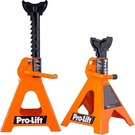 Pro-LifT 3 Ton Heavy Duty Jack Stands (Pair)