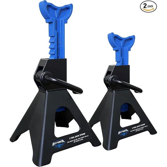 ANTPOWER 3 Ton Adjustable Heavy Duty Jack Stands (Pair)