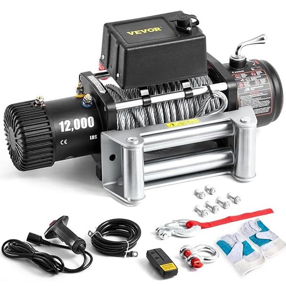 VEVOR 12000lbs Electric Winch with Remote for Jeep