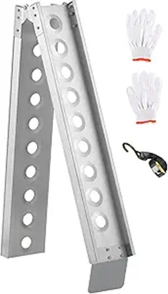 Bike Ramp 440LBS for ATV Truck Motorcycle and Lawn Mower