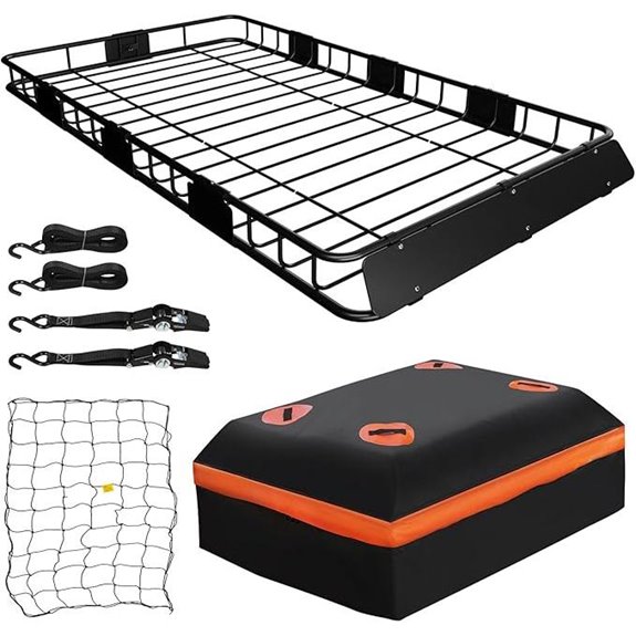 WEIZE Heavy Duty Roof Rack Carrier with Accessories