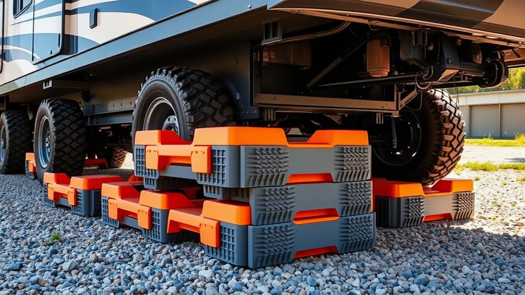 heavy duty rv leveling blocks