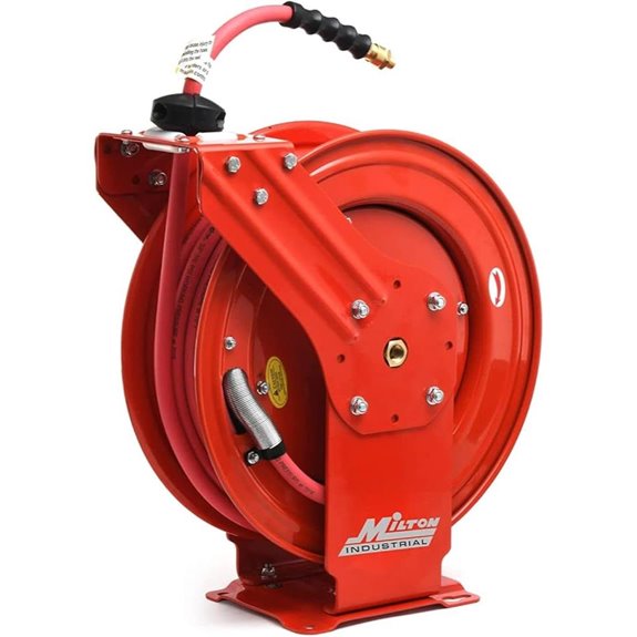 Milton 50ft Retractable Steel Air Hose Reel