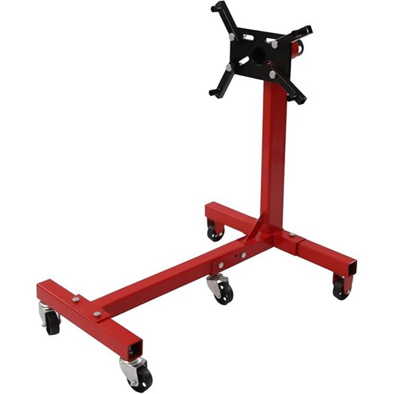 Steel Rotary Engine Stand with 1250lb Capacity