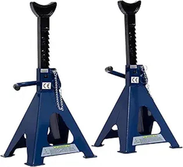 Heavy Duty Steel Jack Stands (Pair)