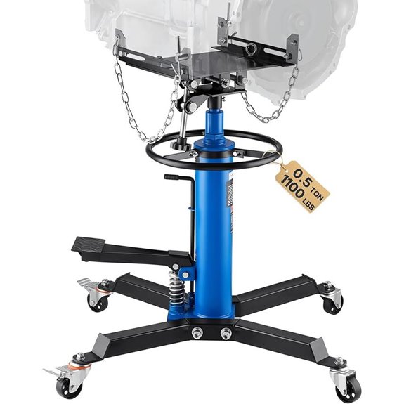 VEVOR Transmission Jack 33-67 1100 lbs Telescoping