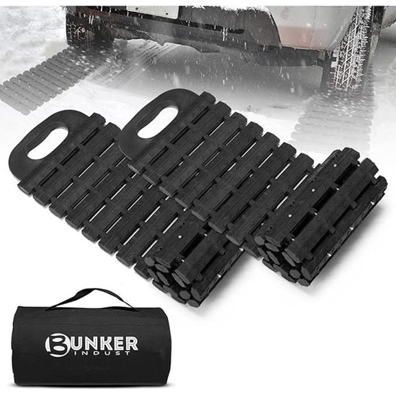 BUNKER INDUST 2-Pack Tire Traction Recovery Mats