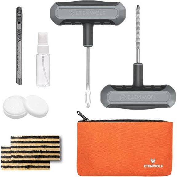 ETENWOLF 16-Piece Heavy Duty Tire Repair Kit