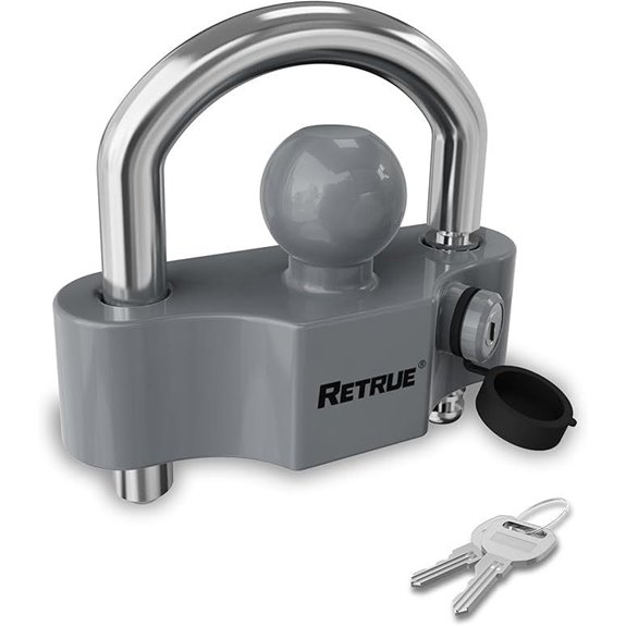 RETRUE Heavy-Duty Universal Trailer Hitch Lock