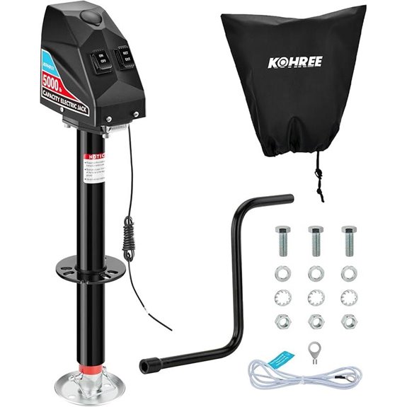 Kohree Electric Trailer Jack 5000lbs with LED Light