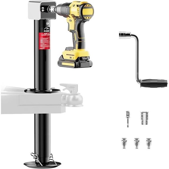 5000 lbs A-Frame Trailer Jack for Utility & RVs