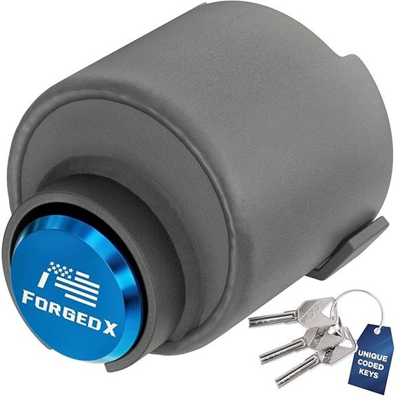 Heavy Duty Trailer Lock for Couplers and Safety Chains