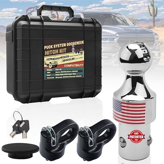 Gooseneck Hitch Ball Kit for Heavy-Duty Trucks