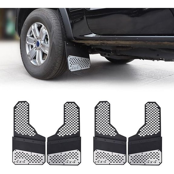 Heavy Duty Mud Flaps for Trucks and SUVs (4pcs)