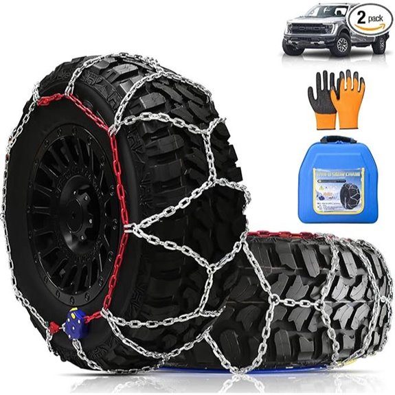 heavy duty truck snow chains