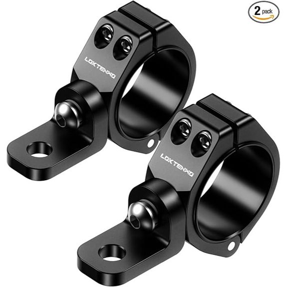 Heavy Duty UTV LED Light Bar Mounts (2-Pack)