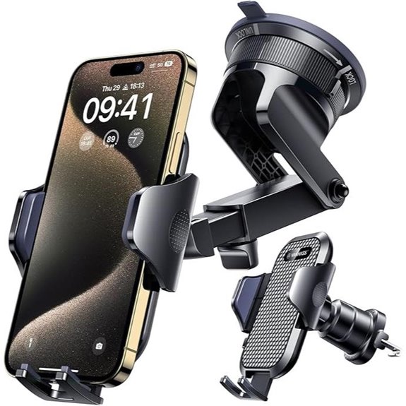 VANMASS Military-Grade Car Phone Holder for iPhone/Android