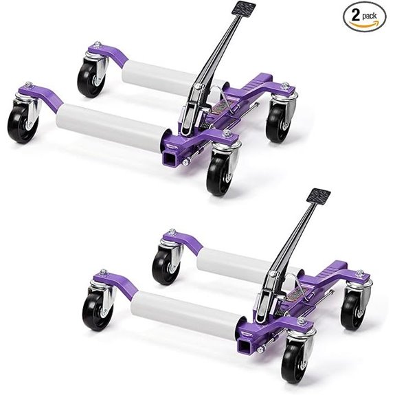 TUFFIOM Car Wheel Dolly Set of 2 Heavy Duty Rollers
