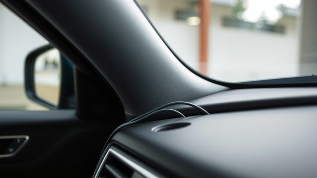 hidden secure cable routing