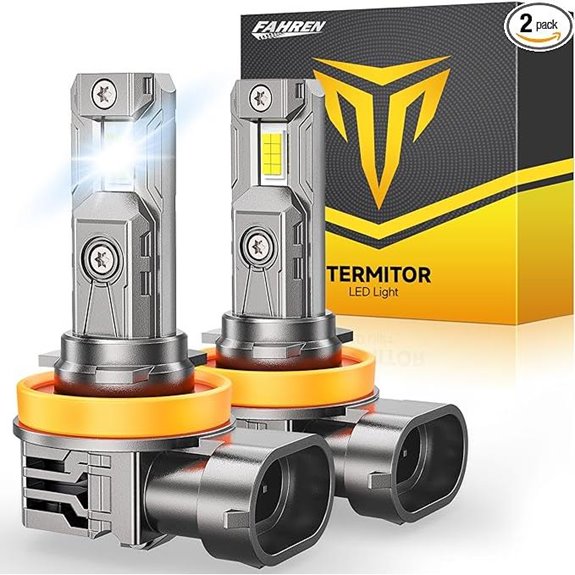 FAHREN H11/H9/H8 Bulbs 50000LM 10-Year Lifespan