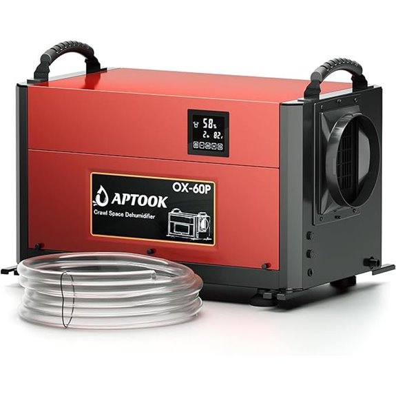 110 Pints Commercial Dehumidifier with Remote and Drain