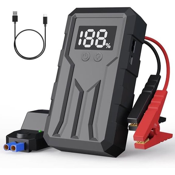 Portable Jump Starter 4000A with Flashlight and USB