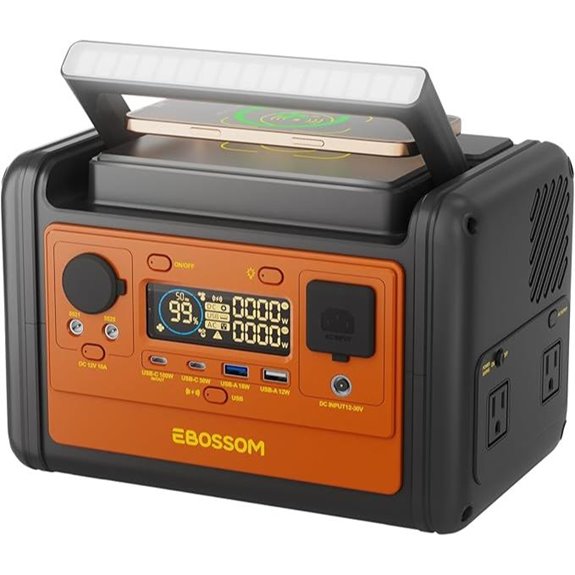 Portable 92800mAh Solar Generator with Fast Charging