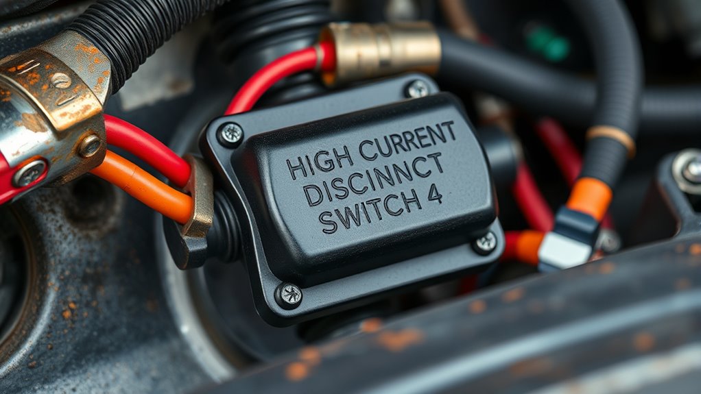 high current durable secure disconnect