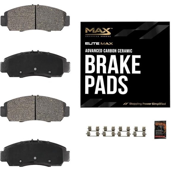 Max Advanced Brakes EliteMAX Front Brake Pads