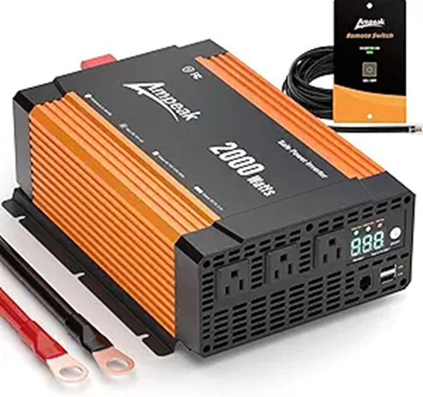 Ampeak 2000W Car Inverter with USB and Remote