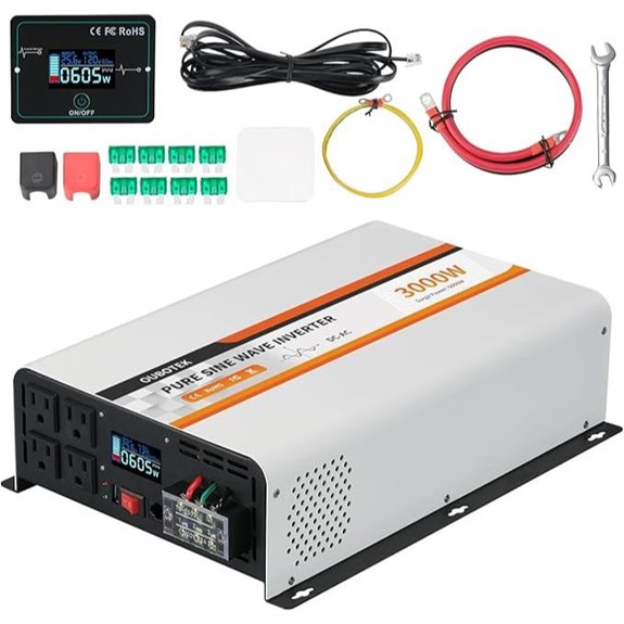 3000W Pure Sine Wave Inverter with LCD and USB