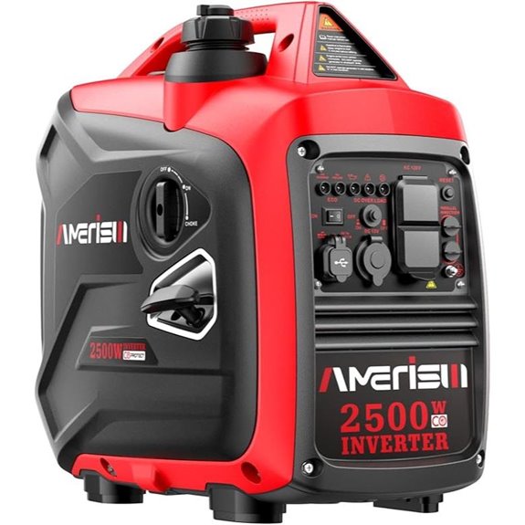 2500W Portable Gas Inverter Generator with CO Sensor