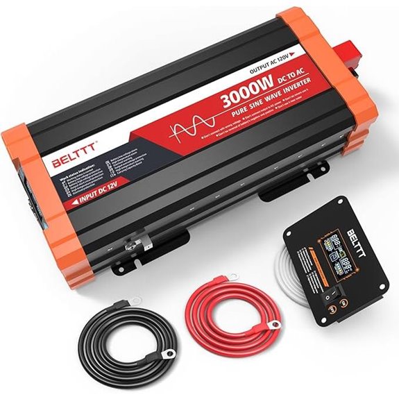 BELTTT 3000W Pure Sine Wave Inverter with USB & Remote