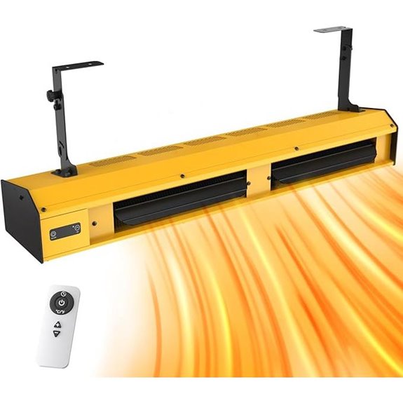 Electric Garage Heater 240V 7000W Remote & Timer