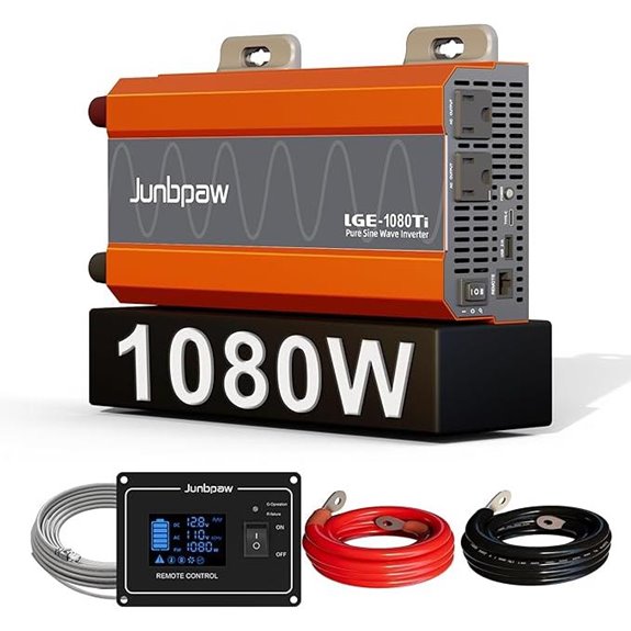 1080W Pure Sine Wave Inverter for Home & Outdoors