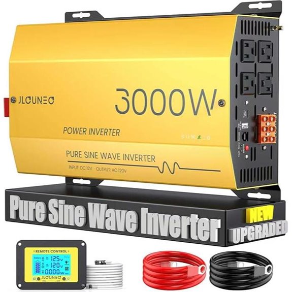 3000W Pure Sine Wave Inverter with USB & Remote