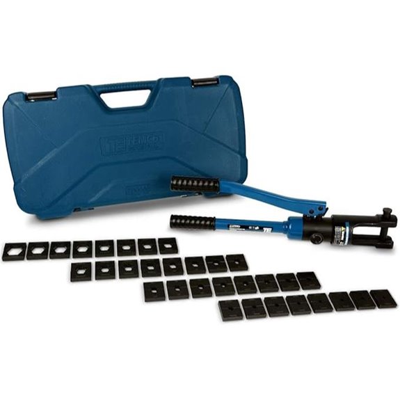 TEMCo Hydraulic Cable Lug Crimper Kit (11 US Ton)