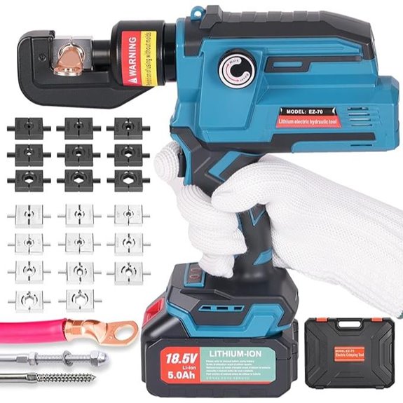 AMZCNC Hydraulic Cable Lug Crimping Tool Kit
