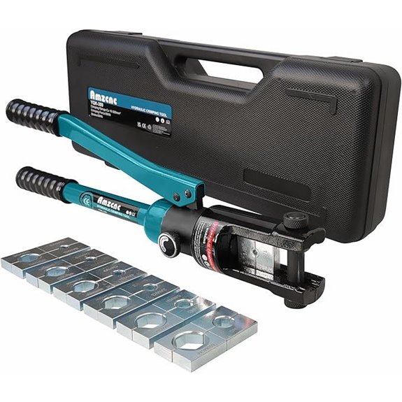 AMZCNC Hydraulic Cable Lug Crimper Kit (16 Ton)